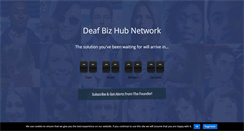 Desktop Screenshot of deafbizhub.com