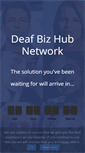 Mobile Screenshot of deafbizhub.com